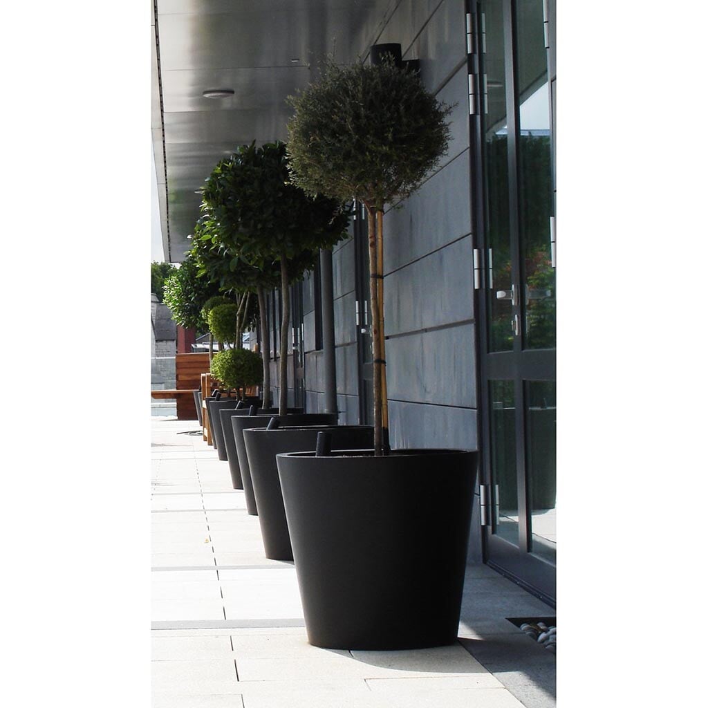 Modern Outdoor Planters: Rectangular Tall Planter Pot 24 h