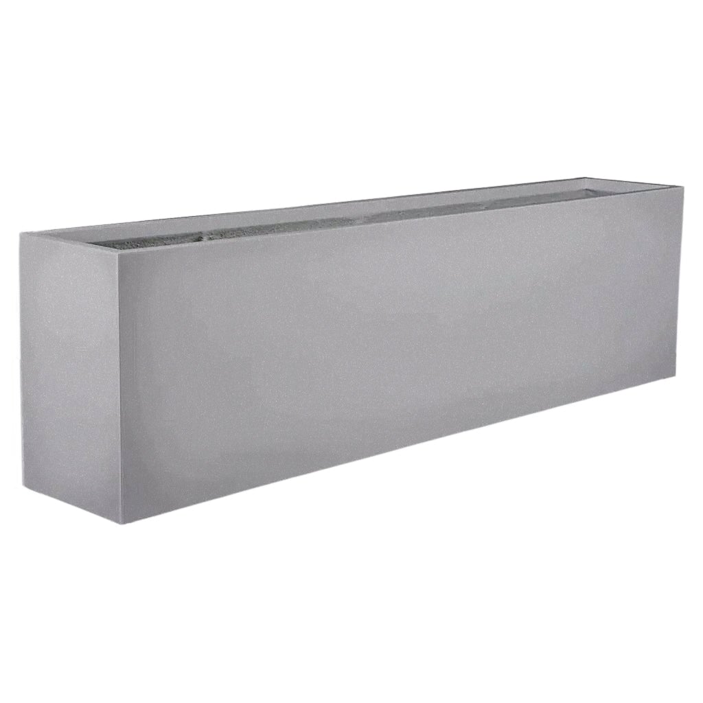 PurePots Luis Tall Tapered Cube Fiberglass Planter - 4203TS